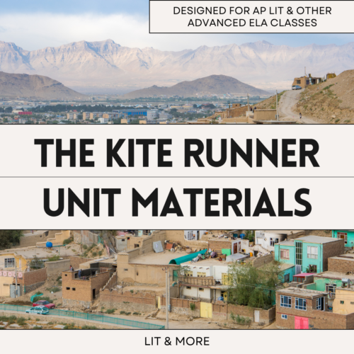 The Kite Runner Unit Materials