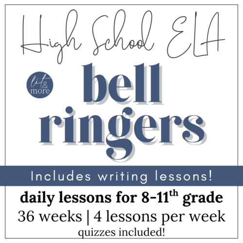 Lit & More ELA Bell Ringers vol. 2 - cover